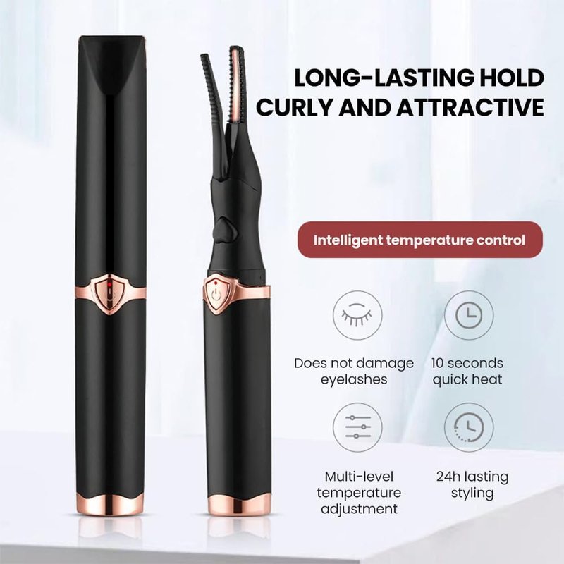 Electric Eyelash Curlers,2026 Upgrade Heated Eyelash Curler for Women,Mini Electric Eye Lash Curler with 3 Heat Modes,Fast Heat up in Finalize Eyelash Holder Tool (Pink/1pcs)