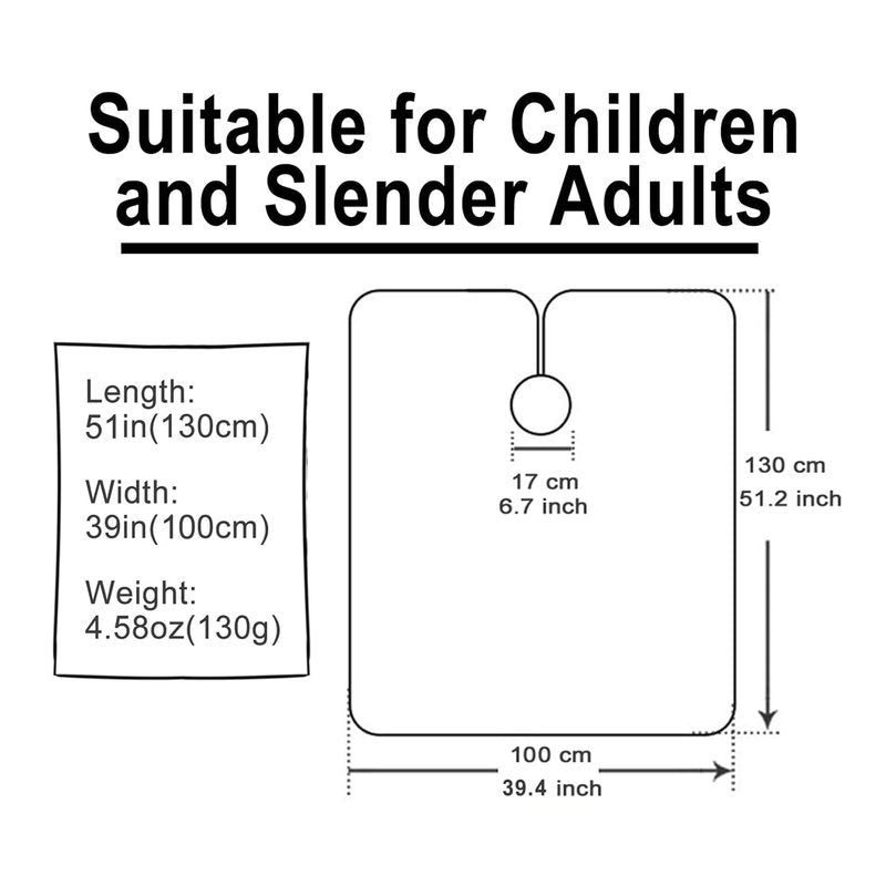 Kids Hair Cutting Cape - Waterproof & Lightweight Salon Cape for Boys and Girls | 39” x 51” Galaxy Pattern