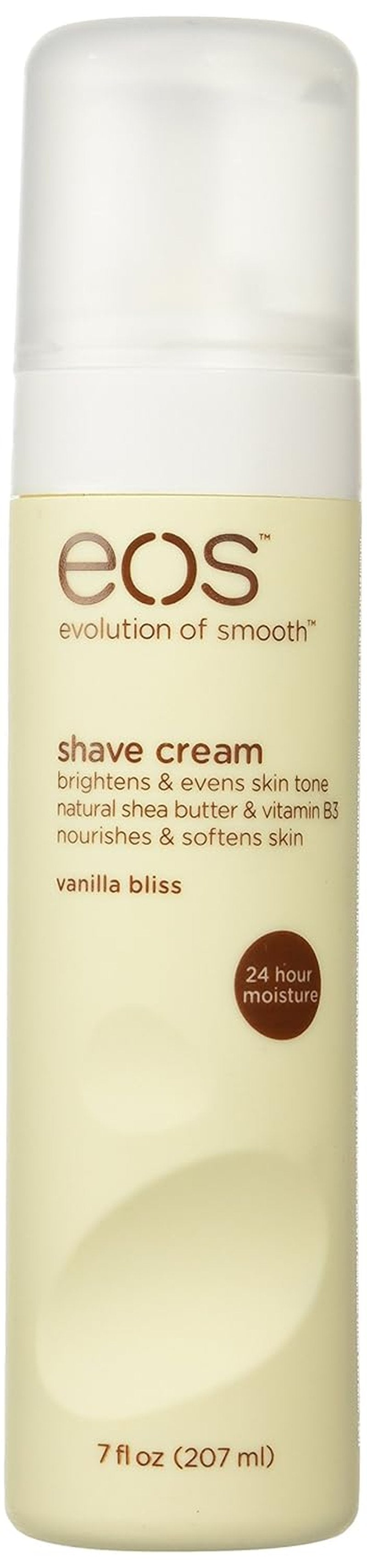 EOS Shea Better 24H Moisture Shave Cream - Vanilla Bliss for Sensitive Skin | 7 Fl Oz