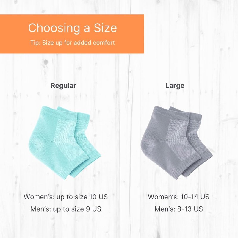 NatraCure Vented Heel Sleeves - SmartGel Hydration for Moisturizing Relief | Comfortable Fit