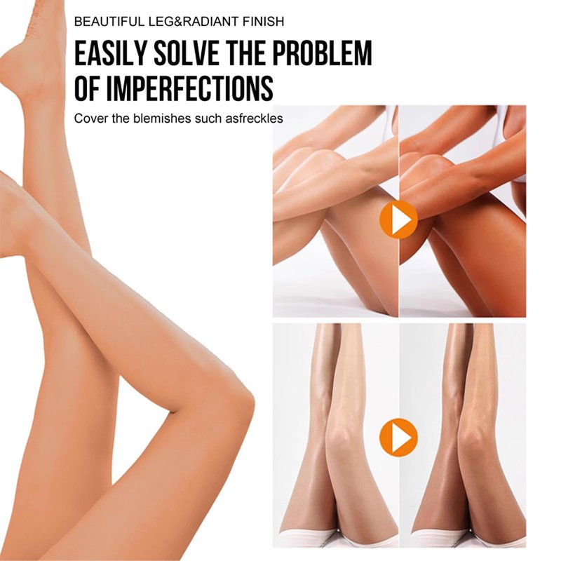 O’CHEAL Waterproof Leg Makeup Cream, No Transfer Tattoo Cover Up&Scar Concealer, Long Lasting Body Foundation for Flawless Skin, Leg Varicose Vein Cover Up, Suitable All Skin Tones (Dark Brown)