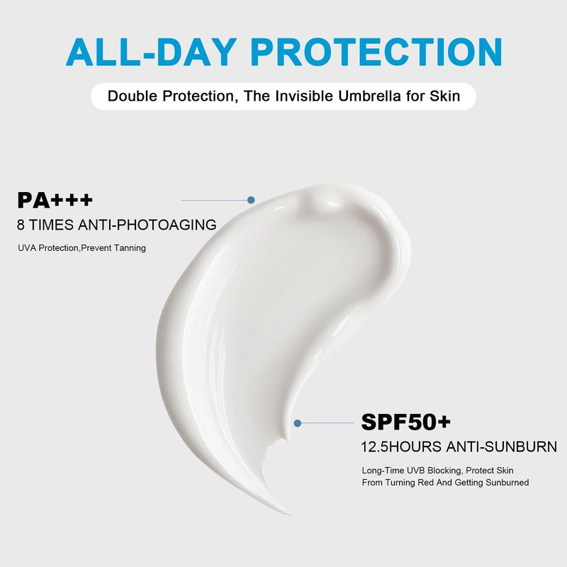 20PCS Mini Sunscreen with Hyaluronic Acid, SPF50+ PA+++ Travel Size Sunscreen Bulk (4ml Each), Lightweight & Non-Greasy & Hydrating, Waterproof Face & Body Sunscreen for Outdoor, Vacation, Daily Use