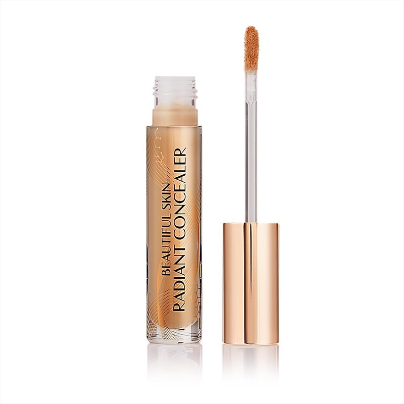 Charlotte Tilbury Beautiful Skin Concealer - Hydrating Under Eye Concealer for Dark Circles | Medium-Buildable Coverage