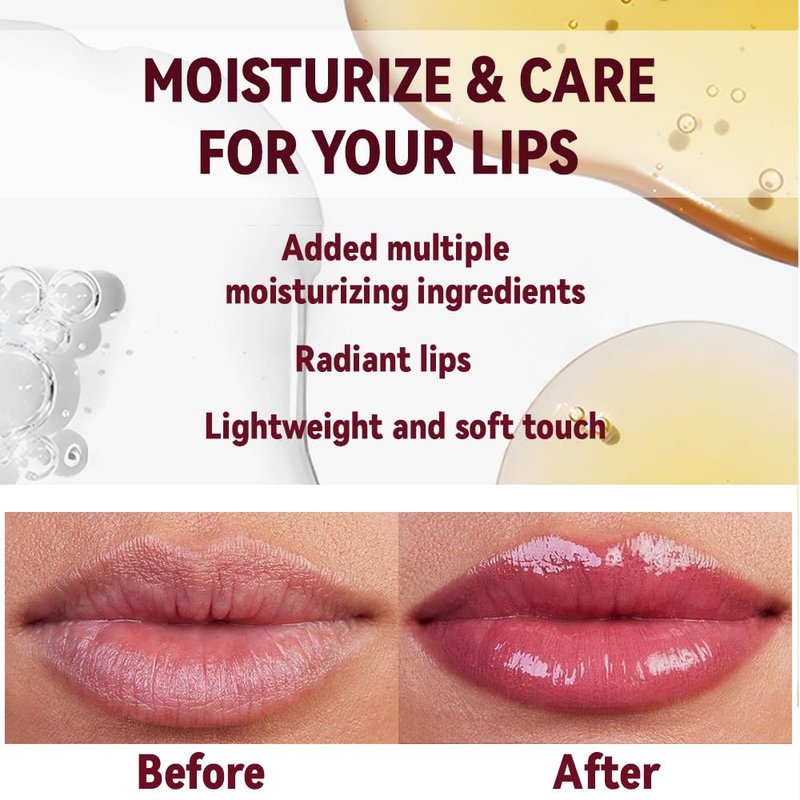 FeiCuiYun Pink Honey Tinted Lip Stain Lip Balm Lip Gloss Lipstick, Sheer Hydrating Lip Stains Tint, Moisturizing Lip Color for All Skin Tones, Nourishing Lip Balm with a Hint of Natural Black Cherry
