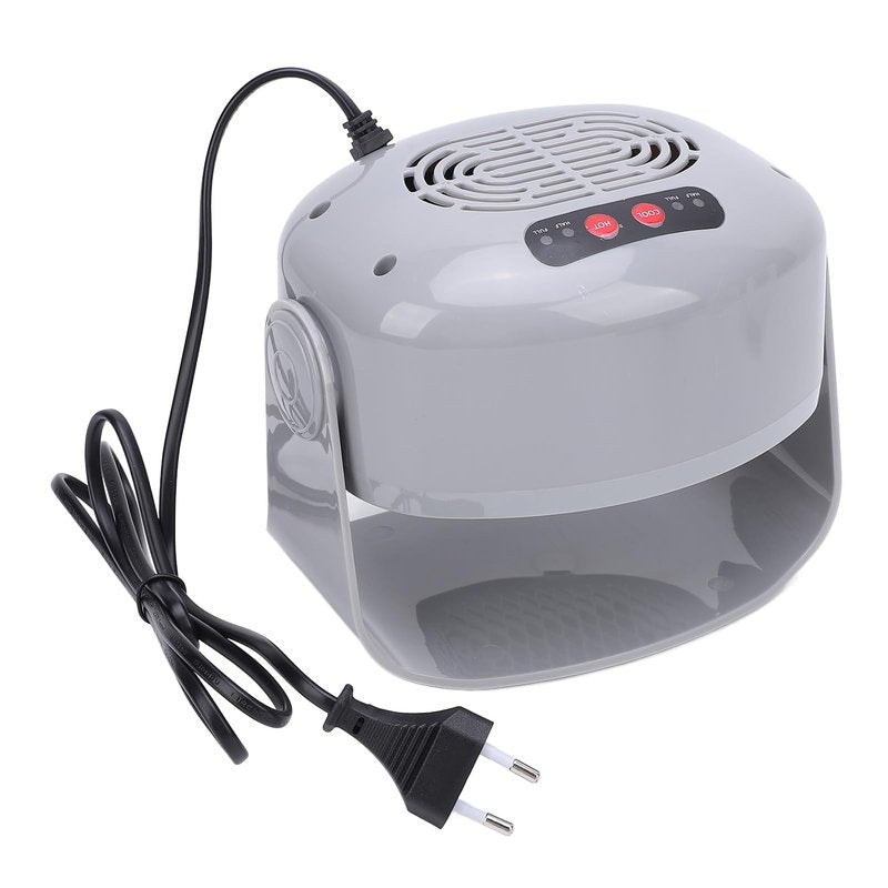 Air Nail Dryer, 300W 600W 2 Adjustable Gears Rotatable Hot and Cold Nail Drying Fan with Auto Sensor, Quick Dry Nail Fan Dryer for Fingernail Toenail, Regular Nail Polish Home