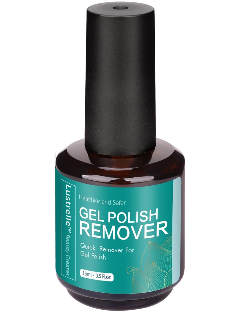 Lustrelle Gel Nail Polish Remover - Gel Polish Remover Professional 2-5 Minute, No Need Foil Soaking or Wrapping, Easily and quickly Nail Salon at Home