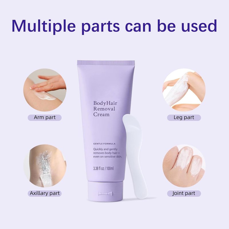 Hair Removal Cream for Women - Painless Depilatory Cream for Legs, Arms, Underarms & Bikini Line | 200ml