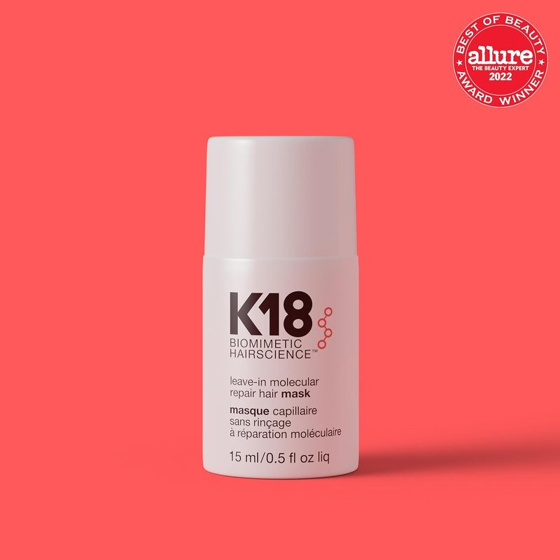 K18 Leave-In Hair Mask - Molecular Repair for Dry, Frizzy Hair | Reverse Damage in 4 Minutes