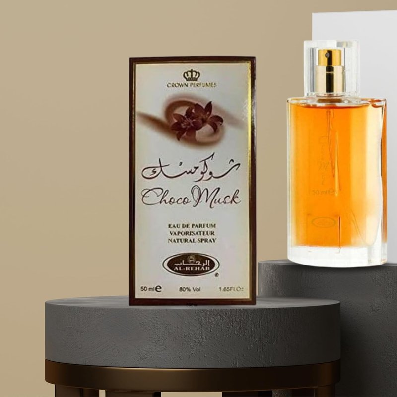 2 pack of Choco Musk Eau de Long Lasting Parfum Spray for Women, 1.65 Ounce 50ML, 80% Vol