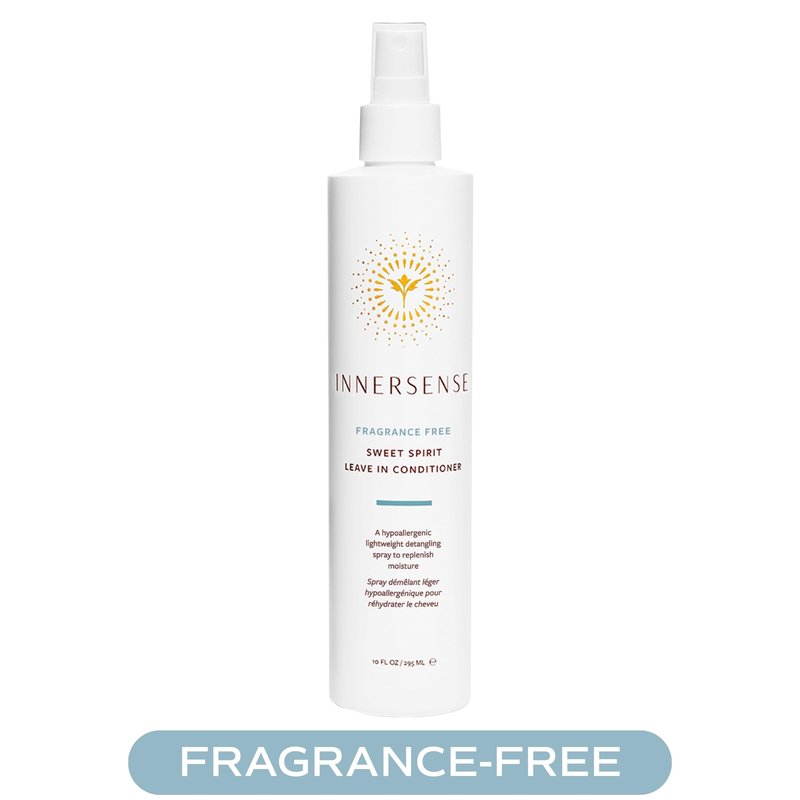 Innersense Organic Beauty - Fragrance-Free Sweet Spirit Leave-in Conditioner | Detangling, Hydrating, Smoothing | Non-Toxic, Cruelty-Free, Clean Haircare (10 fl oz)