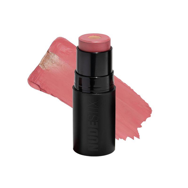 Nudestix Nudies Matte + Glow Core - Dual-Core Cream Blush Stick for Cheeks, Eyes & Lips | Hydrating with Ceramides & Peptides