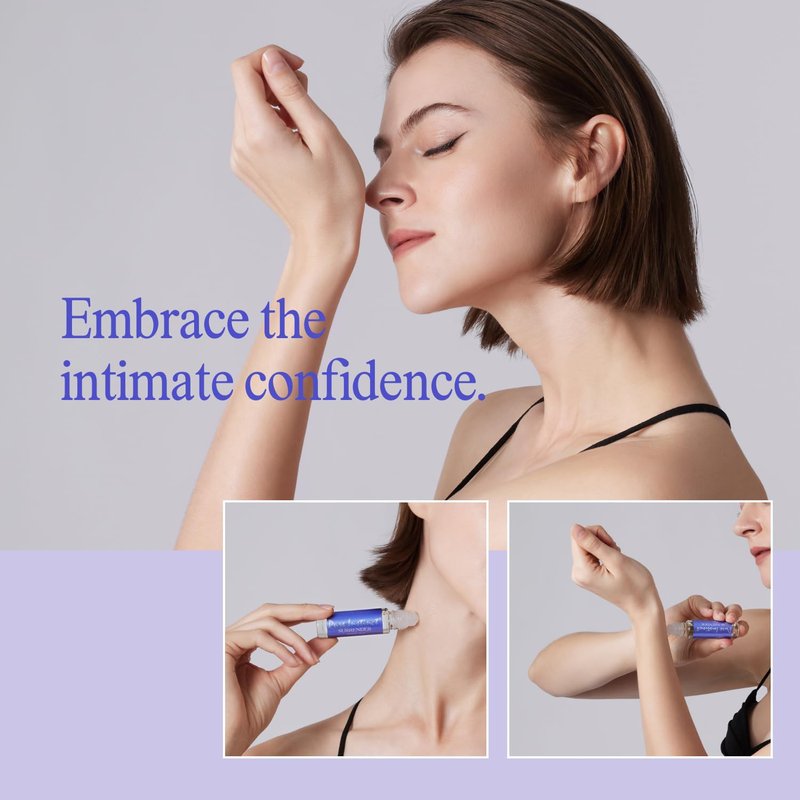 Pure Instinct SURRENDER Roll-On The Original Pheromone Infused Body Oil Perfume Fragrance EdP Parfum - For Her Women - TSA Ready 0.34 fl oz