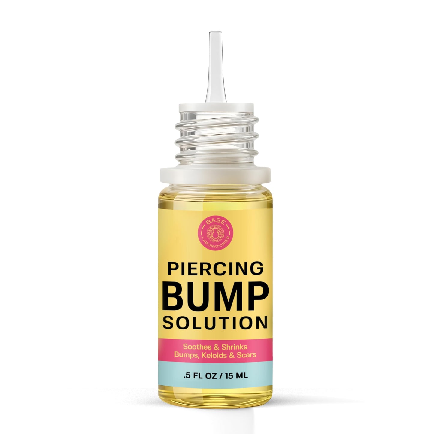 base labs piercing aftercare kit - bump oil and saline gel - pack of 2