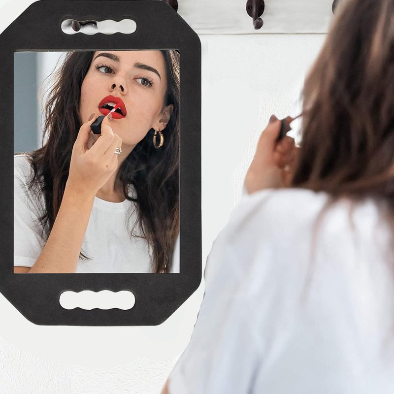 Large Handheld Mirror Set - Professional Barber Mirror with Comb | Salon Hair Stylist Accessories
