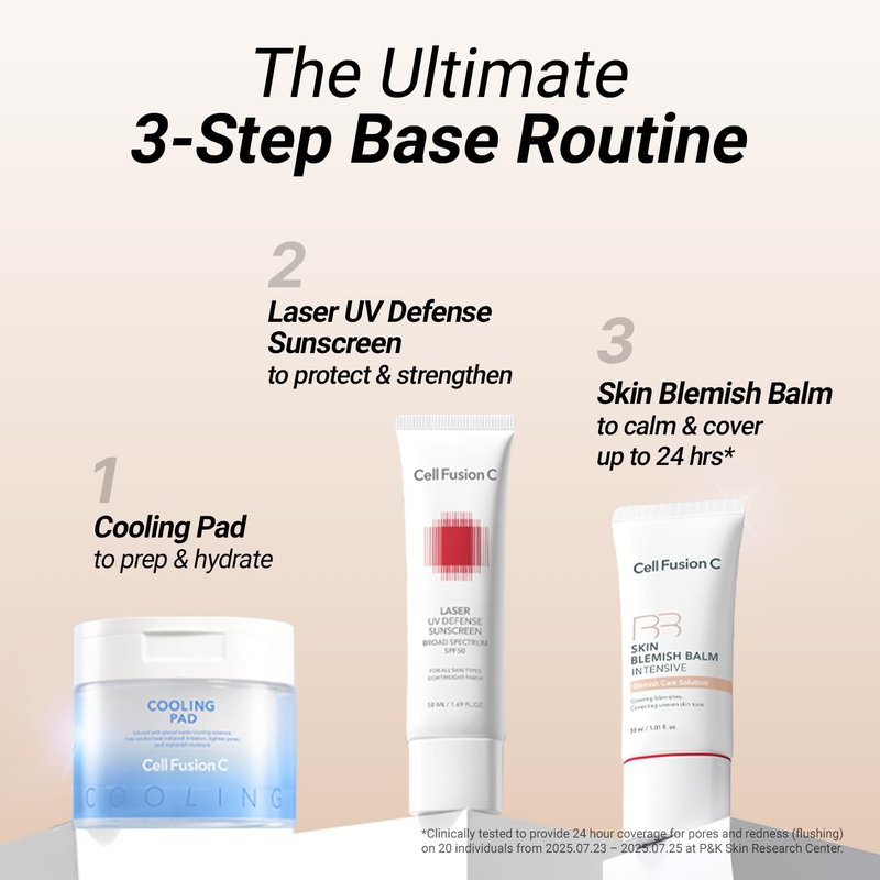 Cell Fusion C Skin Blemish Balm No.23 Signature Beige - Light/Medium, Lightweight BB Cream with Ceramide, Tinted Moisturizer for Sensitive Skin, SPF-Free, Korean Makeup, 1.01 fl.oz.