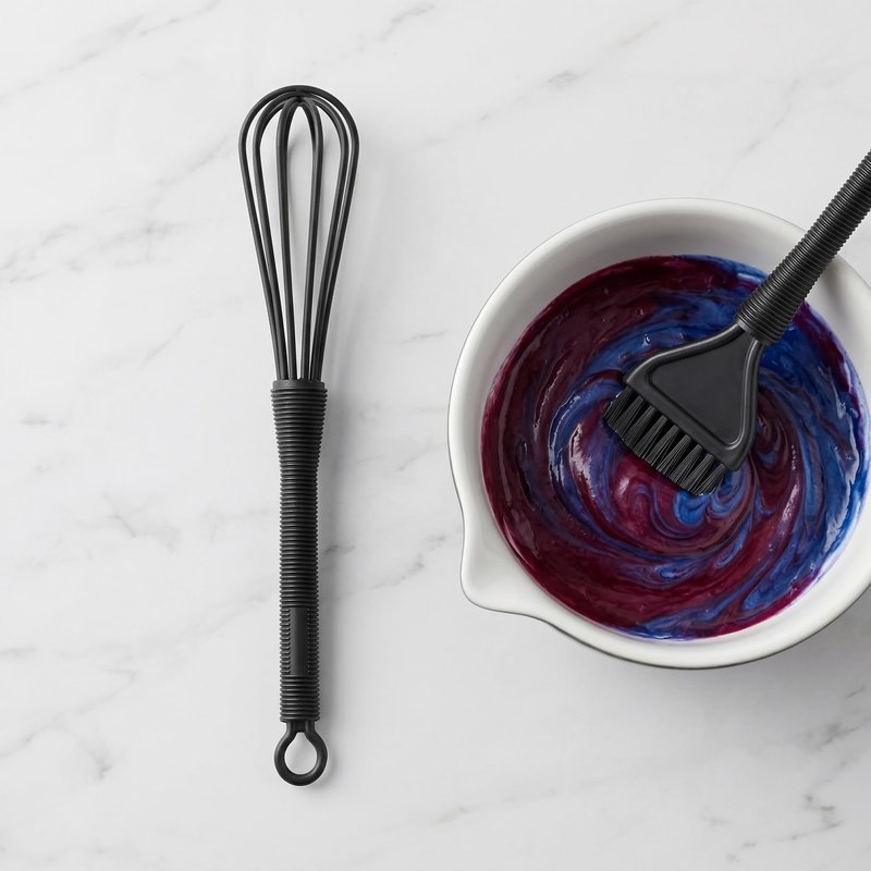 Ipetboom Small Plastic Whisks: 5pcs Mini Whisk for Hair Dye Color Mixing Hairdressing - 6.76X0.98in Versatile Kitchen Utensil Egg Beater for Blending Stirring Cooking Baking Versatile Tools