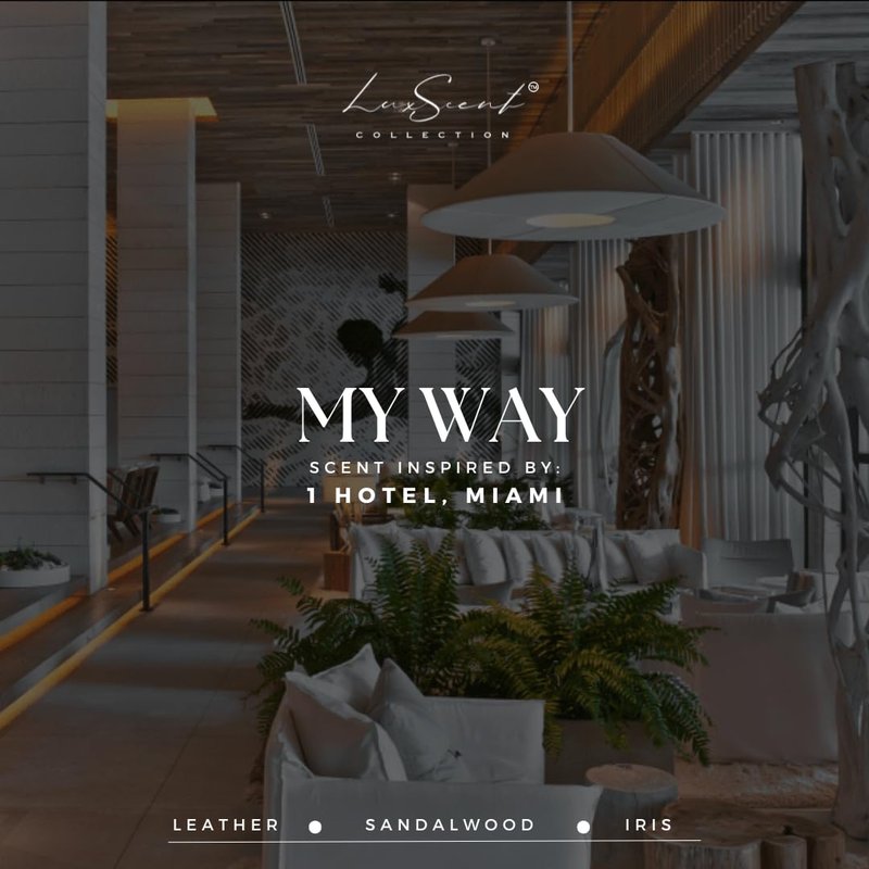 My Way Aroma Diffuser Oil 500ML - Waterless Essential Oil for diffusers - Luxury Hotel Fragrance - Oils for Aromatherapy - Fits in Any Diffuser (500ML, My Way)