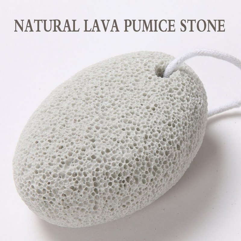 Natural Pumice Stone Set for Feet | Borogo Lava Callus Remover - Exfoliate Dead Skin, Heels & Elbows (2PCS)