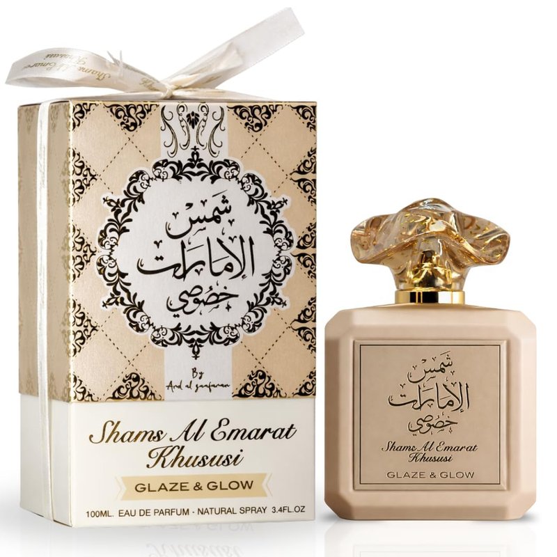 Shams Al Emarat Khususi Glaze & Glow Eau de Parfum - 100ml (3.4 oz) | Luxurious Fragrance for All Occasions