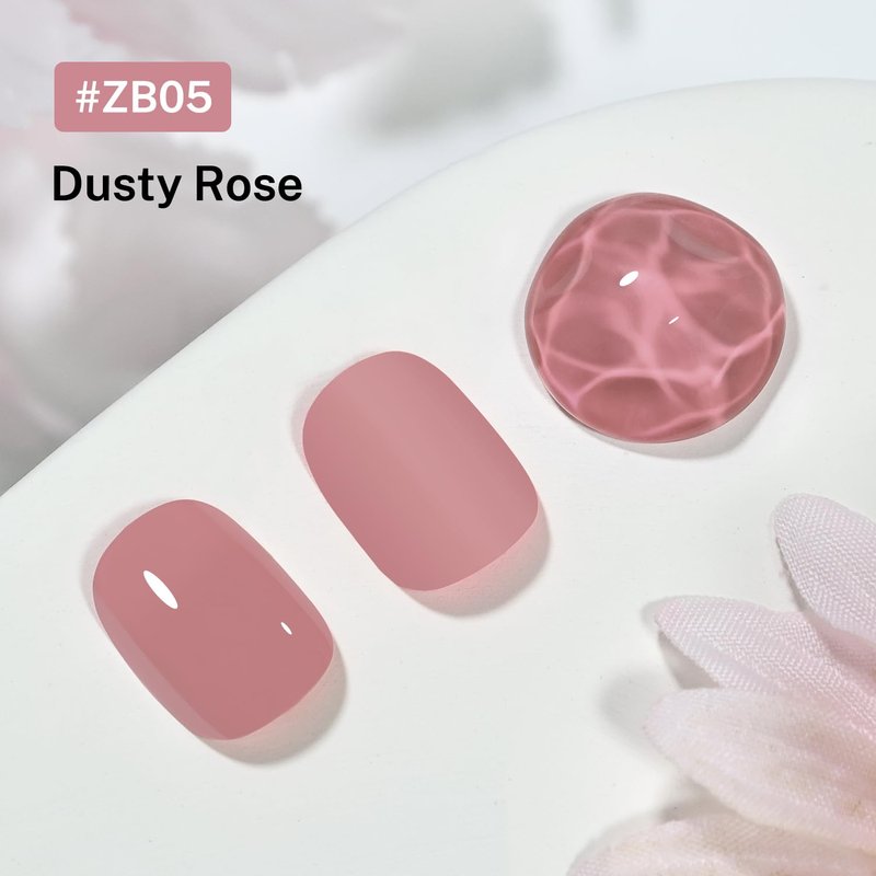 OpenLive Dusty Rose Nail Polish - Quick Drying Light Pink Color | 16.5ml Large Volume for Long Lasting Manicure