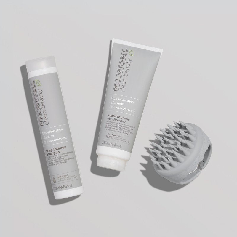 Paul Mitchell Clean Beauty Scalp Therapy Conditioner, Gently Conditions + Cools All Hair Types, Especially Dry, Oily + Sensitive Scalps, 8.5 fl. oz.