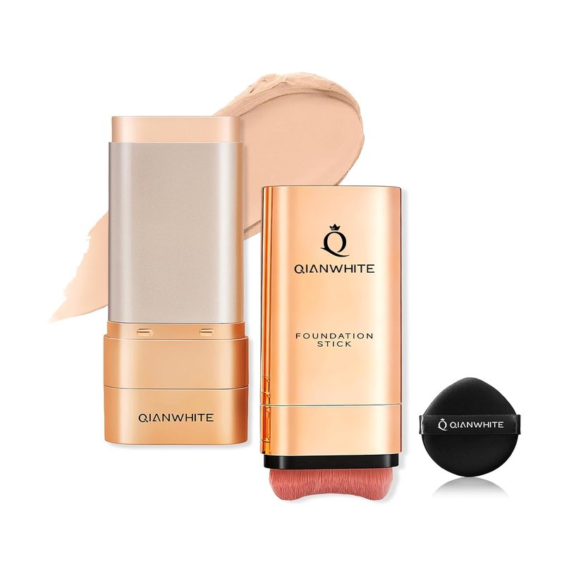 Skiennix Foundation Stick - Waterproof Natural Nude Makeup for Full Coverage | 0.7 Oz (Ivory)