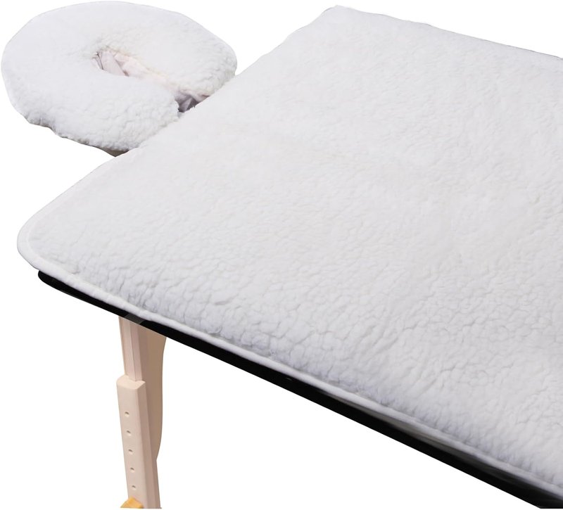 ForPro Premium Fleece Massage Pad Set - Extra Soft & Hypoallergenic | Includes Pad & Face Rest Cover, 31” W x 72” L