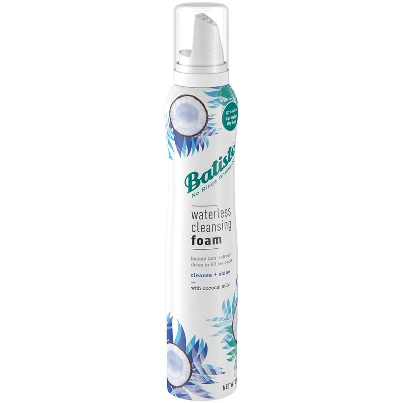 Batiste Waterless Cleansing Foam - Cleanse & Shine with Coconut Milk | 3.6 OZ