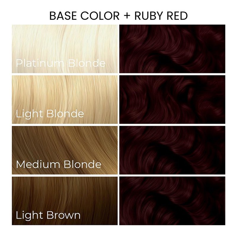 Arctic Fox Semi-Permanent Hair Dye Ruby Red - Vegan, Cruelty-Free, Ammonia-Free - 5.6 fl oz