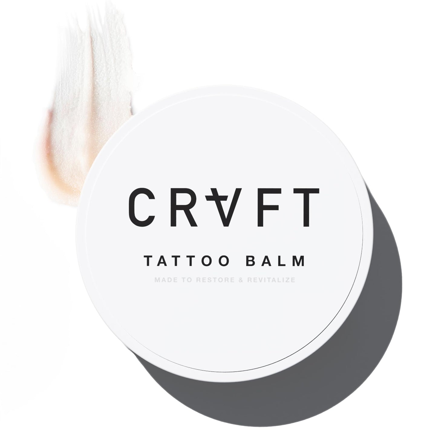 CRVFT Tattoo Balm Aftercare 1oz - Travel Size Tattoo Lotion, For Healing New & Brightening Older Tattoos - Safe Healing - Revive Tattoos (Scented)