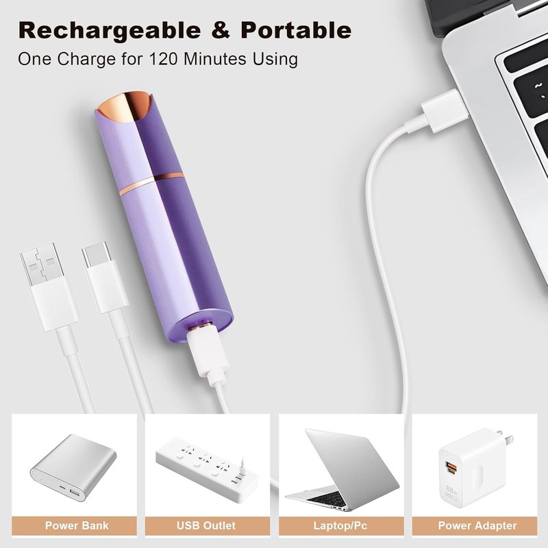 ANUMITRA Gen 3 Pro 2 in 1 Flawless Facial Hair Removal for Women- Eyebrow Trimmer for Face, Lip, Nose Hair Trimmer, with Replacement Heads, Facial Razor for Women, Flawless Facial Hair Remover