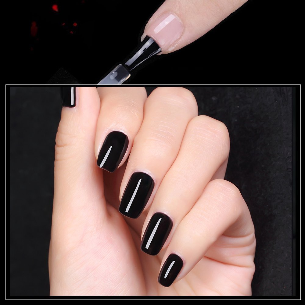 Vishine Base Top Coats Set - Matt Top Coat High Gloss No Wipe Top Coat and Base Coat 3Pcs, Soak Off UV LED Gel Nail Polish Shine Finish Long Lasting DIY Home Manicure Set - 8ml