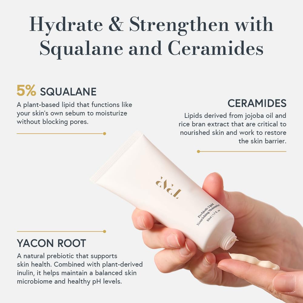 TRNR Prebiotic Lipid Nourishing Face Moisturizer (50ml/1.7oz) | Hydrating Face Cream| Natural, Plant-Based & Science-First Facial Moisturizer for Women & Men