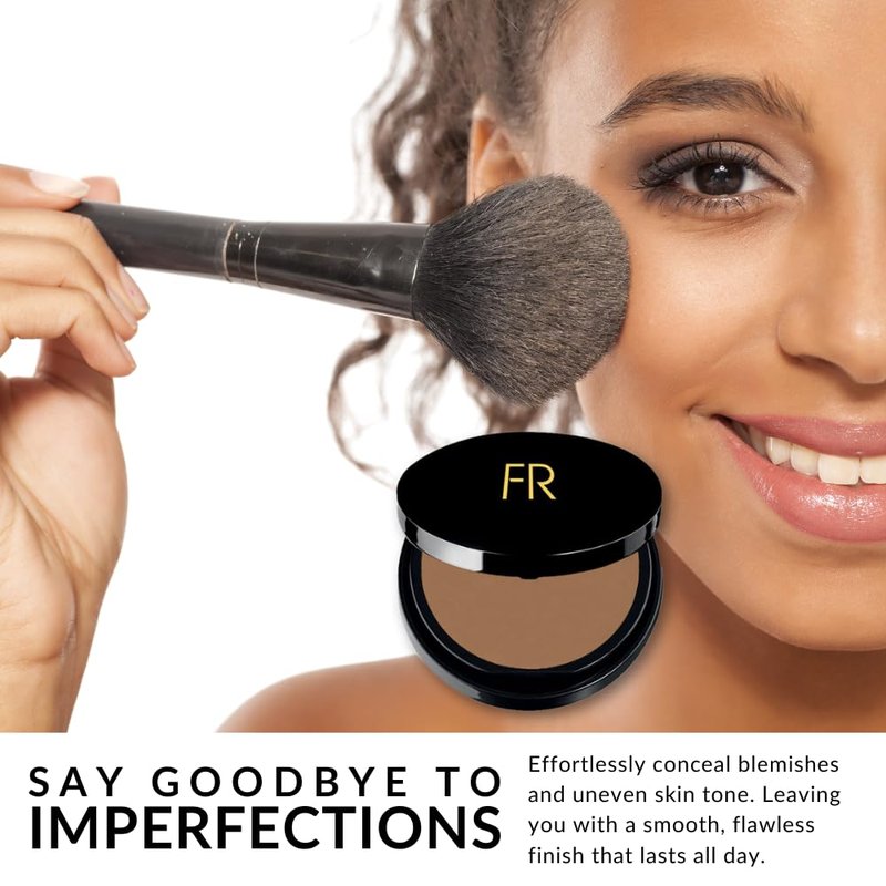 Flori Roberts Luxury Oil Blotting Pressed Powder - Long Lasting Shine Control for Flawless Complexion