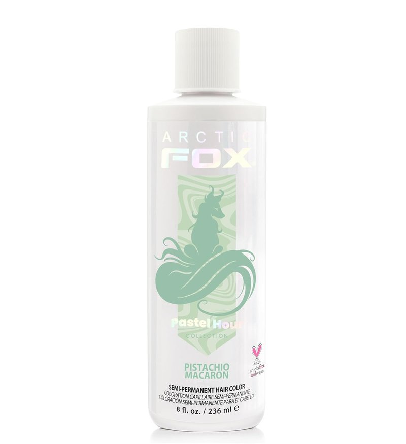 Arctic Fox Semi-Permanent Hair Dye - Vegan Pastel Mint Green | Conditioning & Non-Toxic, 8 fl oz