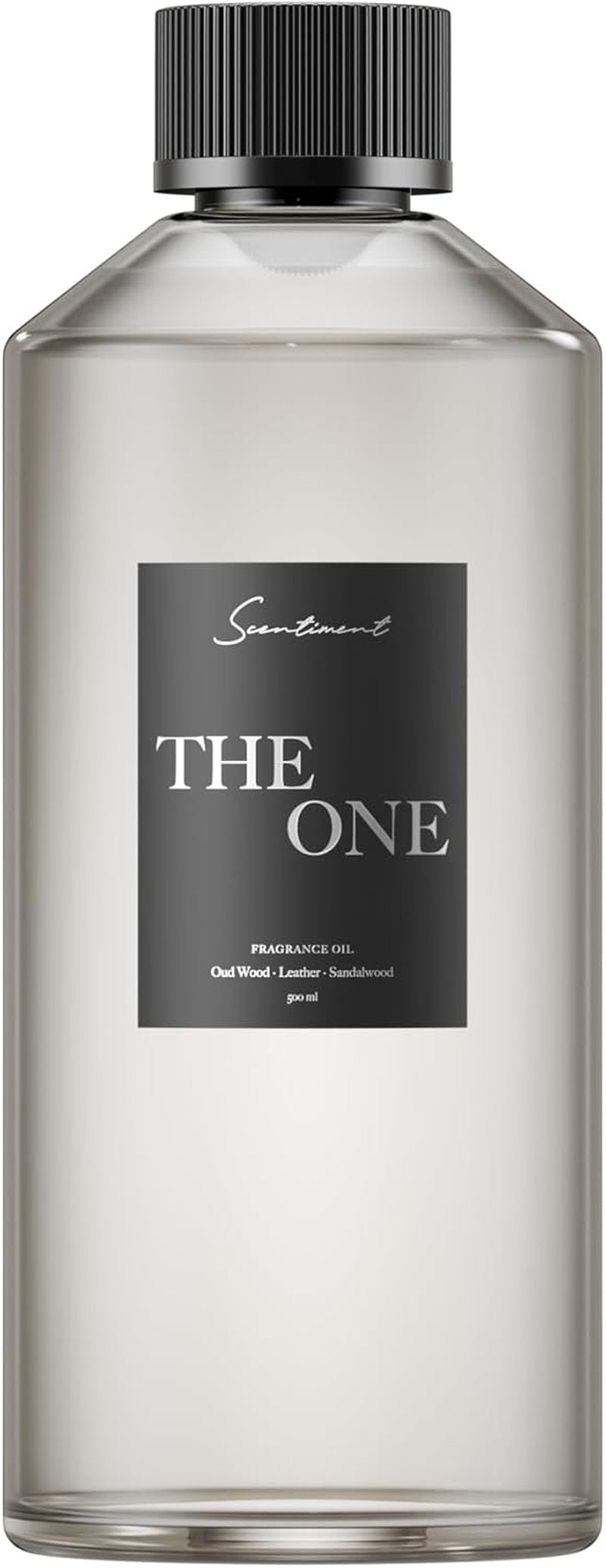 Scentiment The One Diffuser Oil - Cardamom, Leather & Lemon Fragrance Oil | 16.91 fl oz (500 mL)