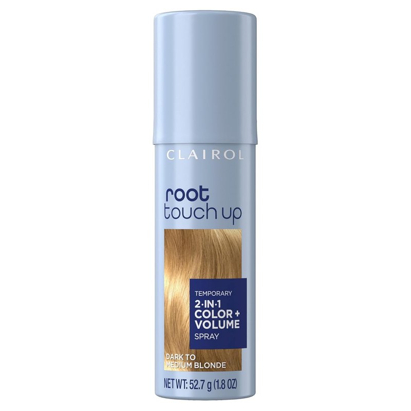 Clairol Root Touch-Up Spray | 2-in-1 Temporary Hair Color for Dark to Medium Blonde - 1 Pack