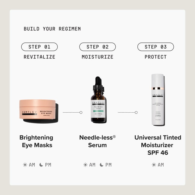 DRMTLGY Universal Tinted Moisturizer SPF 46 – Hydrating Dewy Tinted Sunscreen for Face with Zinc Oxide & Octinoxate – Niacinamide & Hyaluronic Acid – Broad Spectrum Lightweight Daily SPF, 1.7 oz