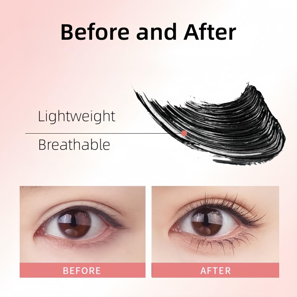 Tiny Brush Mascara for Lower Lashes - Waterproof, No Clumping, Long-Lasting, Natural Finish | Black