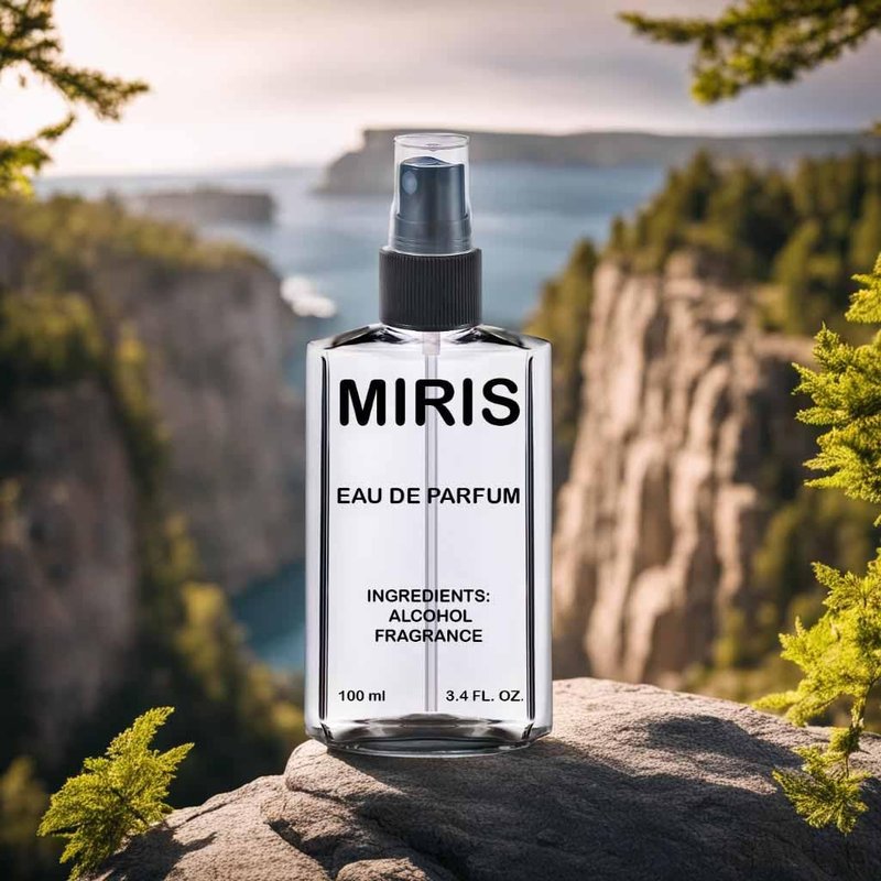 MIRIS No. 660823 Eau de Parfum for Men - Inspired by Black Aoud, Long-Lasting Spray, 3.4 Fl Oz