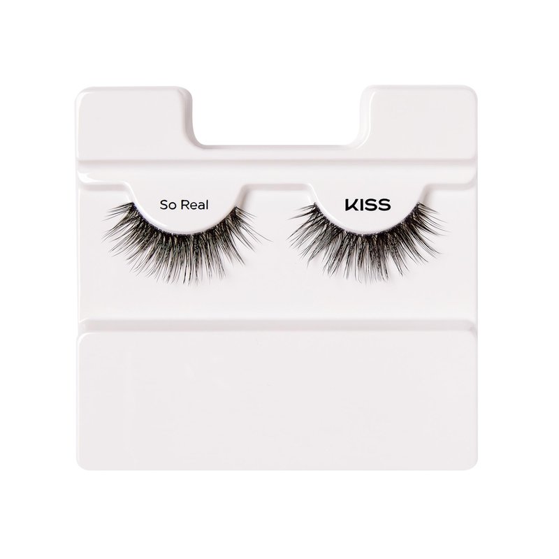 Kiss My Lash But Better, False Eyelashes, 'So Real', 12mm, Includes 1 Pair Of Lash, Easy to Apply, Reusable Lash Clusters