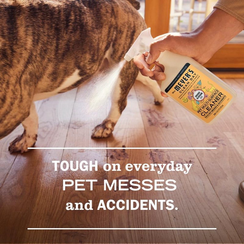 Mrs. MEYER'S CLEAN DAY Pet Multi-Surface Cleaner, Orange Blossom Scent, 16oz