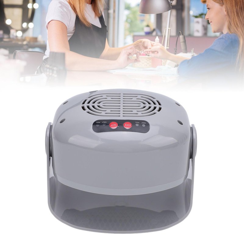 Air Nail Dryer, 300W 600W 2 Adjustable Gears Rotatable Hot and Cold Nail Drying Fan with Auto Sensor, Quick Dry Nail Fan Dryer for Fingernail Toenail, Regular Nail Polish Home