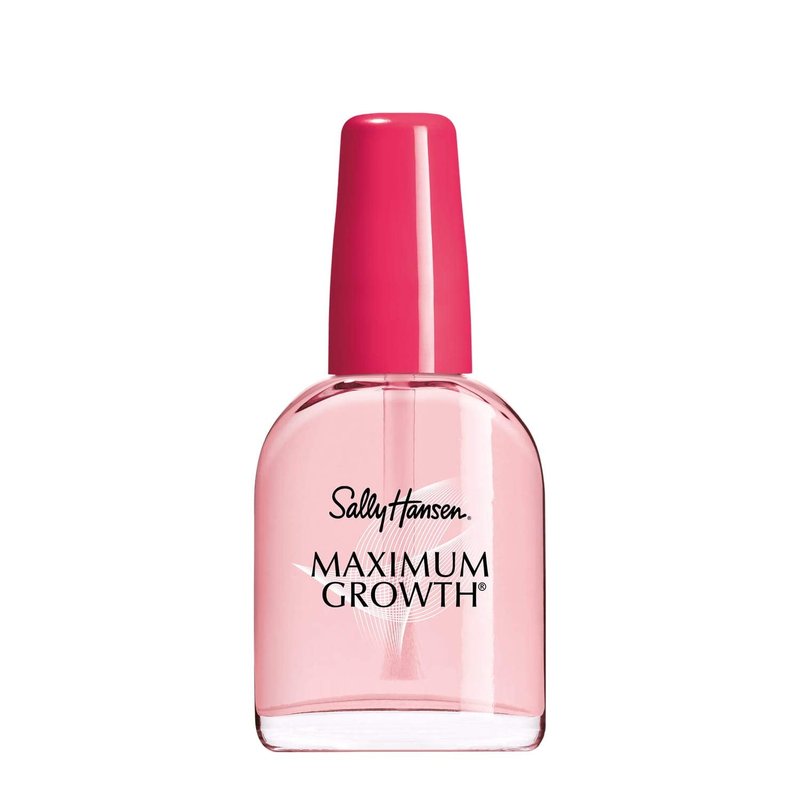 Sally Hansen Nail Treatment Maximum Growth® Nail Strengthener | Base Coat & Nail Protectant | Triple Protein & Silk Formula for Strong, Healthy Nails
