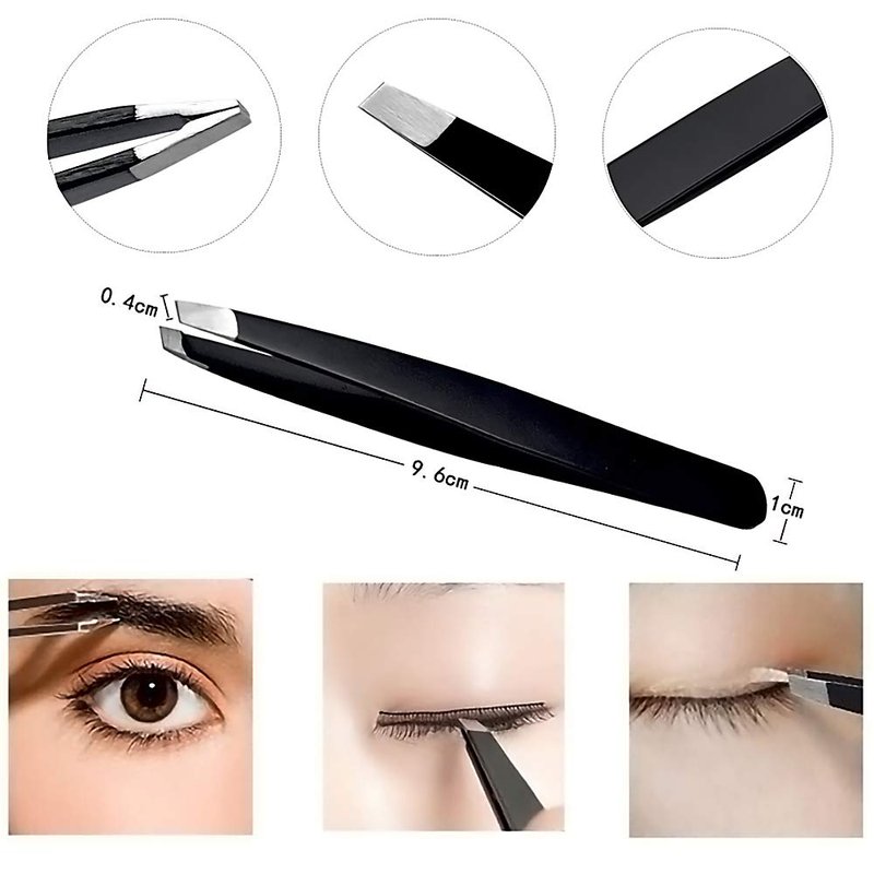 Eyebrow Trimmer Kit - 6-in-1 Scissors, Tweezers & Razor for Perfect Shaping | Ideal for Women