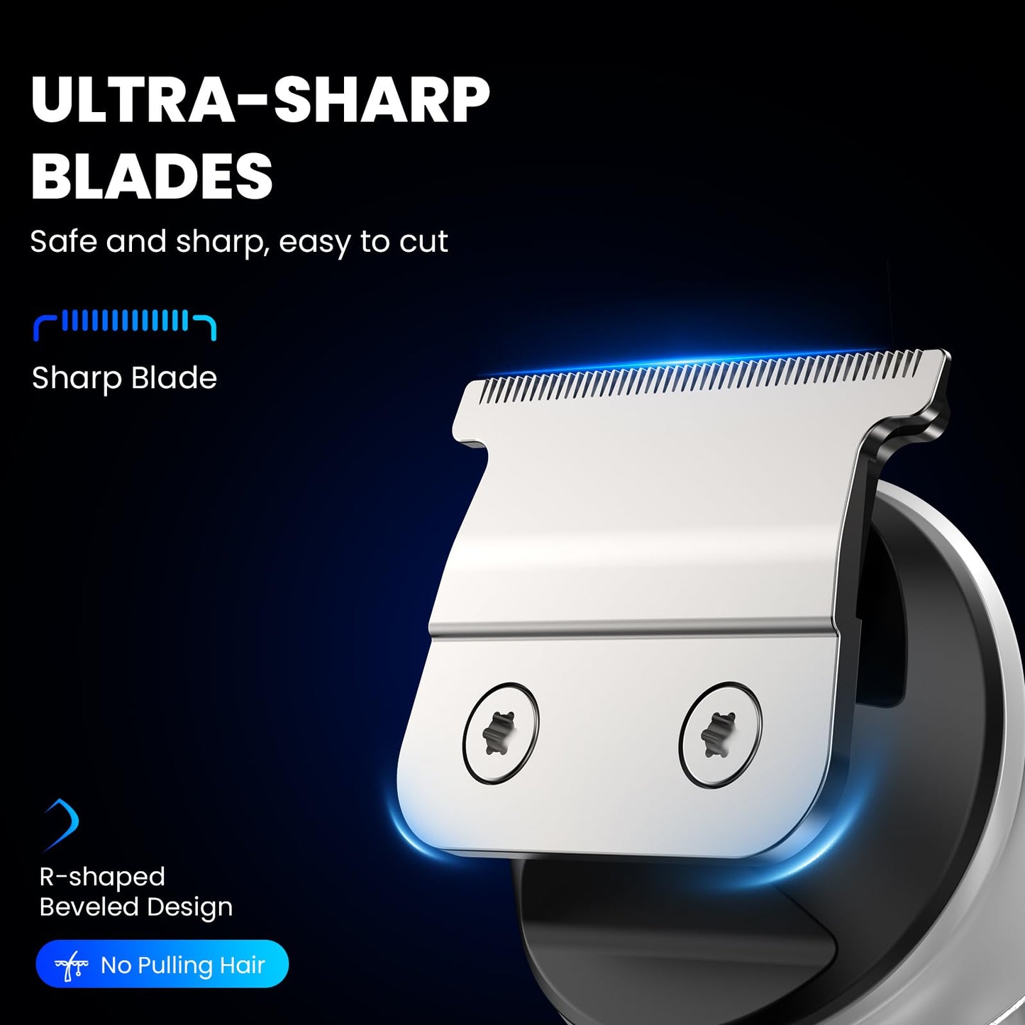 Ufree Beard Trimmer for Men, 7 in 1 Electric Shavers Razor, Cordless Hair Trimmer, Men's Grooming Kit for Body Hair, Nose, Face & Mustache, Birthday Gifts for Men, Husband Father