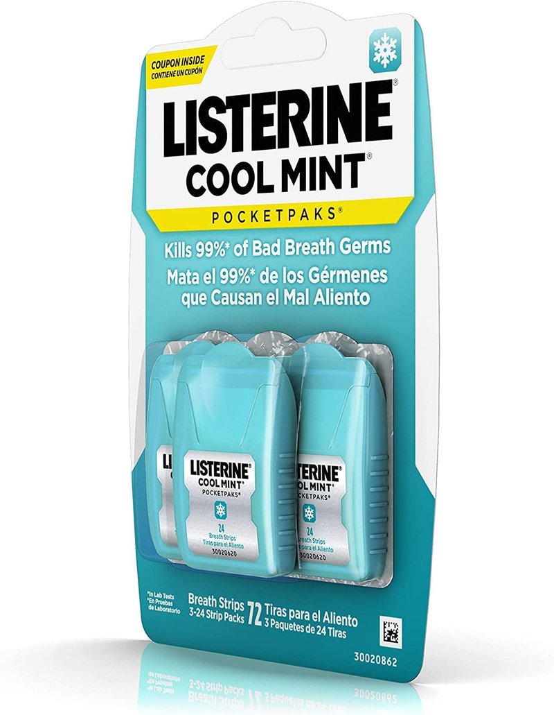 Listerine Cool Mint Pocketpaks, 24 count (pack of 6)