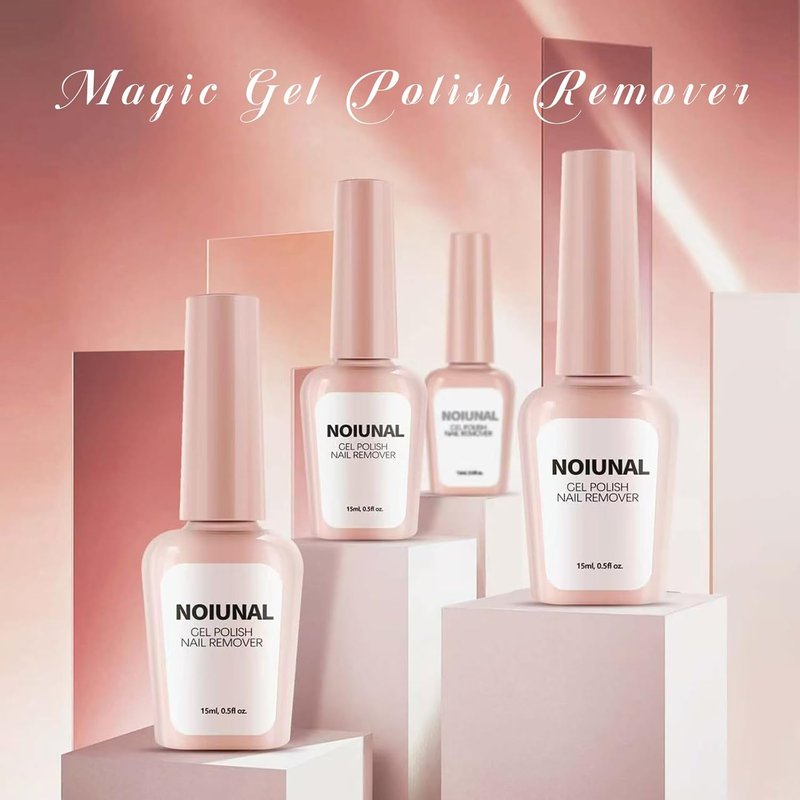 Skiennix Gel Nail Polish Remover - Easy & Safe 15ML Kit for Quick Removal in 2-5 Minutes