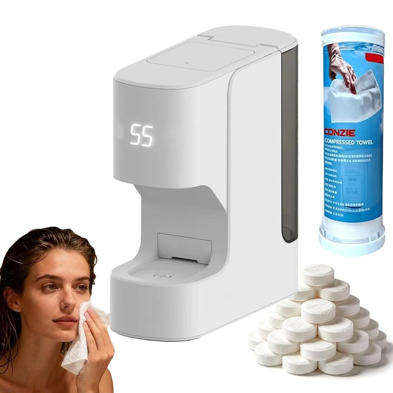 Skiennix Automatic Hot Towel Dispenser - Rapid 5-Second Heating | Adjustable 131°F Temperature, Includes 20 Disposable Towels