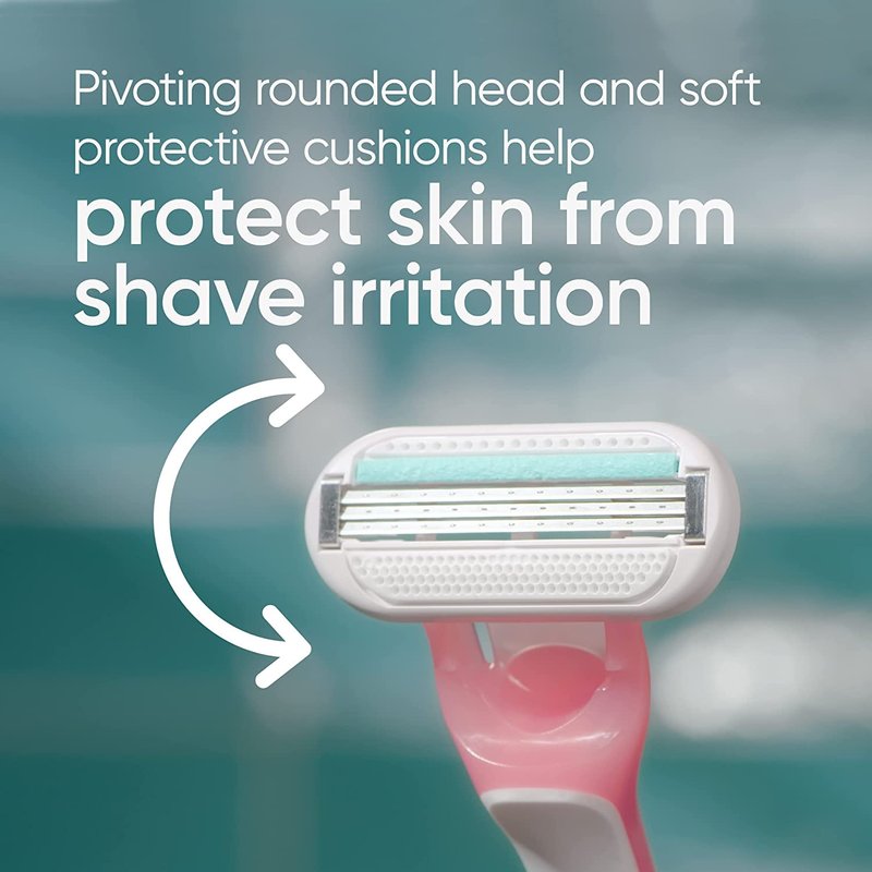 Gillette Venus Sensitive Razors for Women - 6 Count | Close Shave for Sensitive Skin
